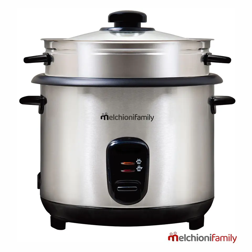 Panela Elétrica P/ Arroz 1.8L 800W Inox MelchioniFamily 1