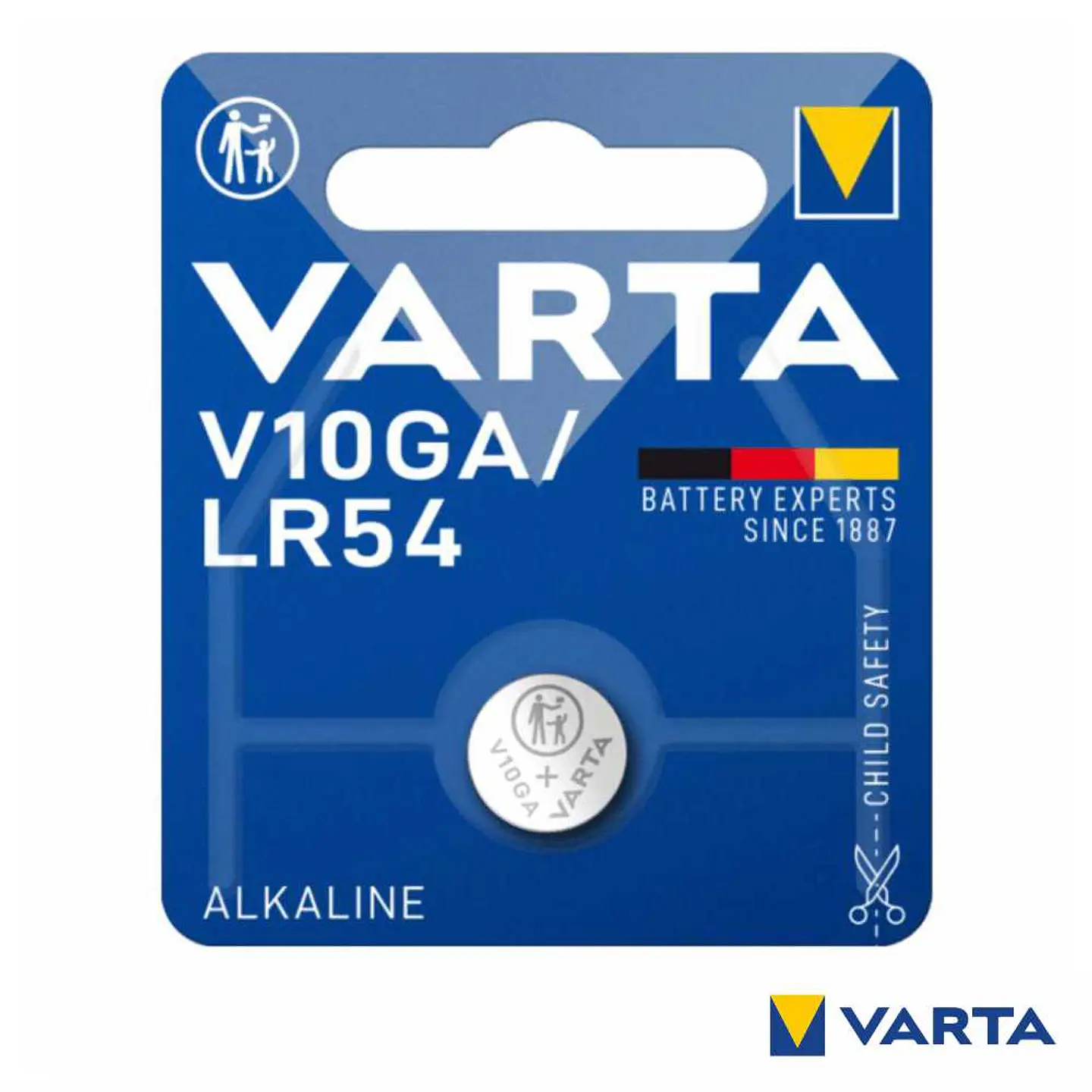 Pilha Alcalina Botão LR54/V10GA 1.5V VARTA 1