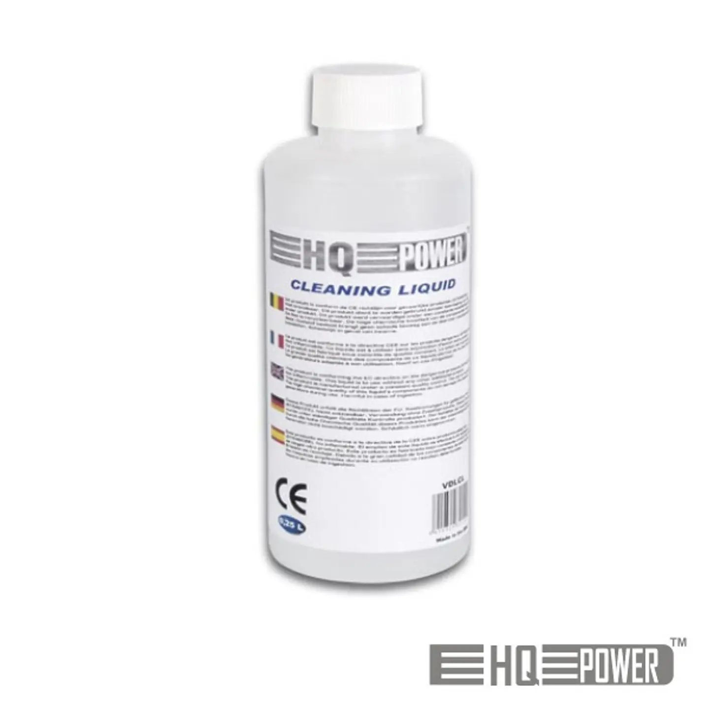 LÍQUIDO DE LIMPEZA P/ MÁQUINA DE FUMOS 0.25L HQ POWER 1