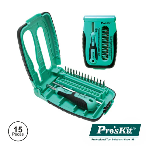 CONJUNTO DE CHAVE C/ 14 BITS E EXTENSOR PROSKIT