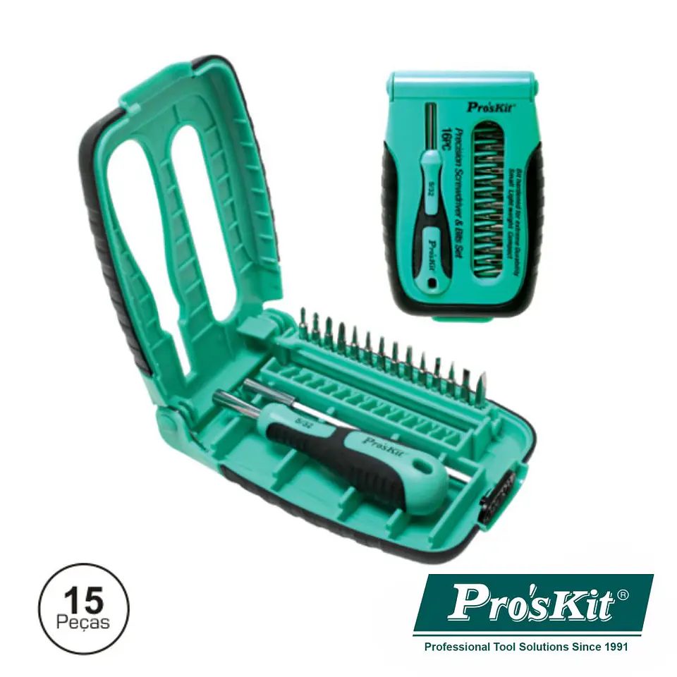 CONJUNTO DE CHAVE C/ 14 BITS E EXTENSOR PROSKIT 1