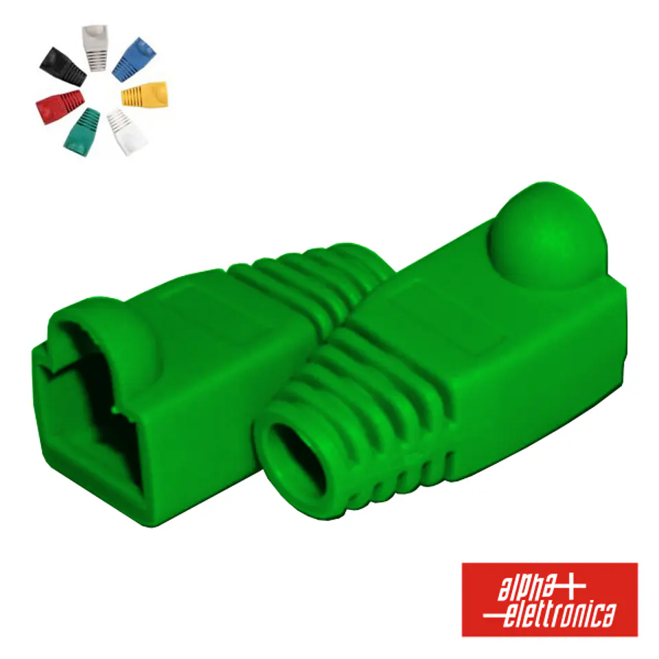 CAPA PROTECTORA P/ CONECTOR RJ45 VERDE 1