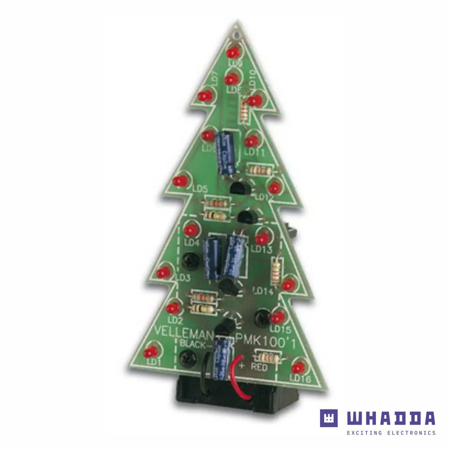 Kit Árvore de Natal C/ LEDS WHADDA 1