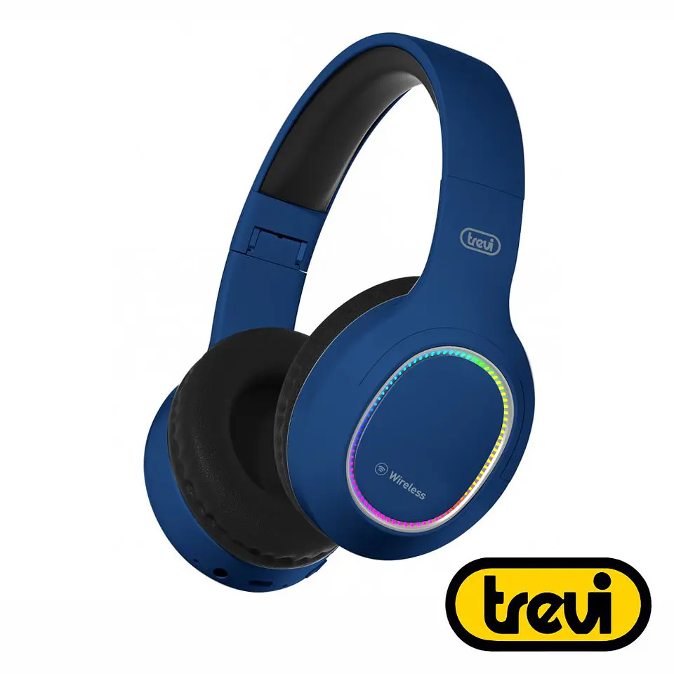 Auscultadores Bluetooth 5.3 S/ Fios Stereo RGB TREVI 1