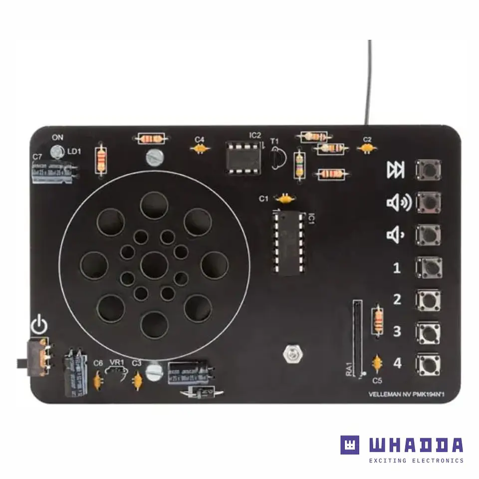 Kit Controlo Digital de Rádio FM WHADDA 1
