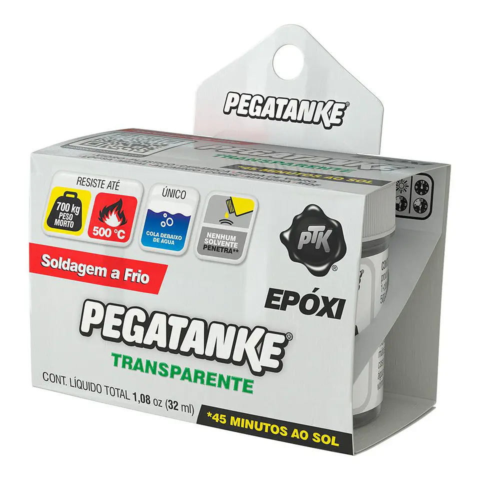 Cola Epoxídica Secagem Rápida Soldadura a Frio Transp. 700Kg 1