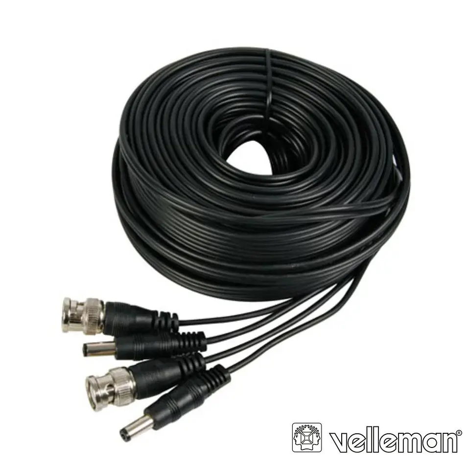 Cabo De Conexão p/ DVR4 / DC e Câmaras - 20M VELLEMAN 1