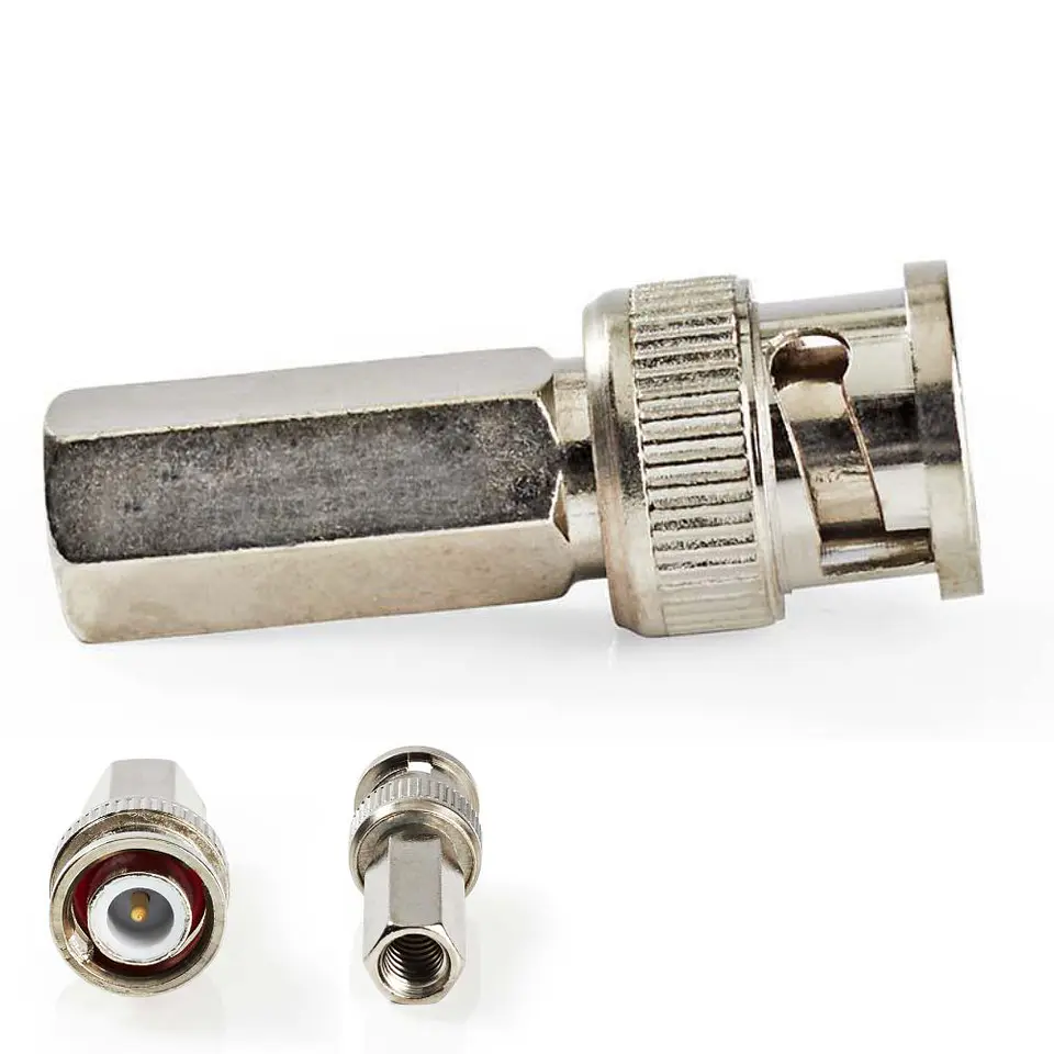 Ficha Bnc Macho P/ Cabo Coaxial 5mm 1