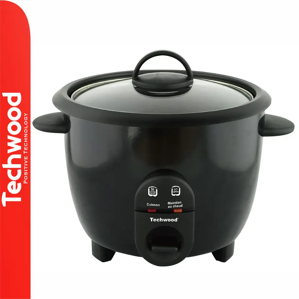 Panela Elétrica P/ Arroz 1L 400W Preto TECHWOOD 1