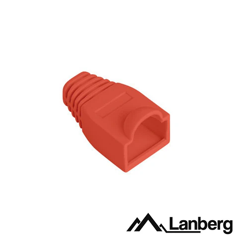 Capa Protectora P/ Conector RJ45 x100 Vermelho LANBERG