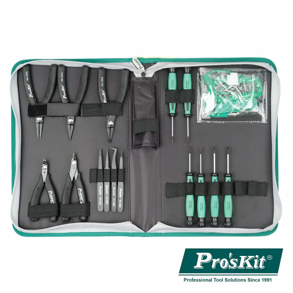 Mala Ferramentas de Precisão 17 Peças PROSKIT 1