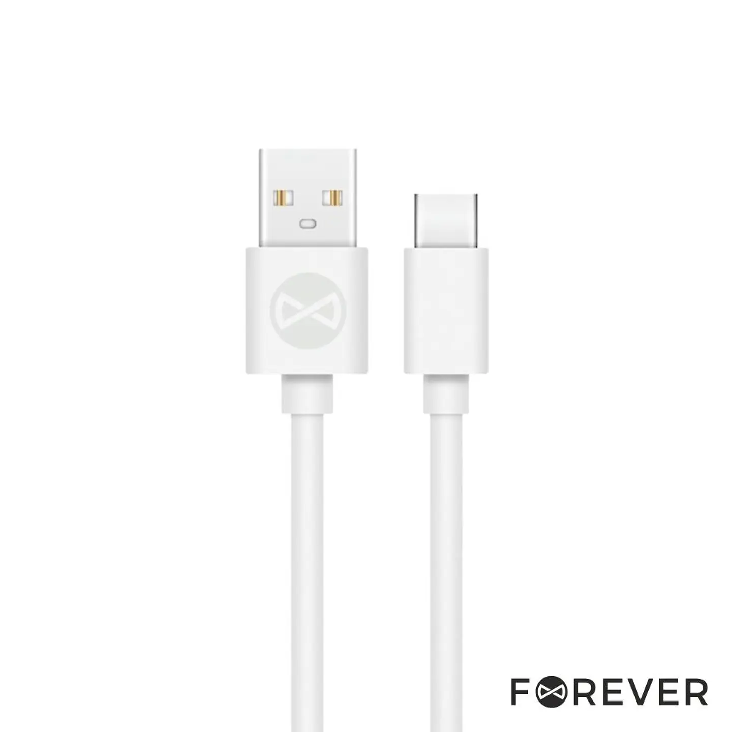CABO USB-C 2.0 MACHO / USB-A MACHO 1M BRANCO PROK 1