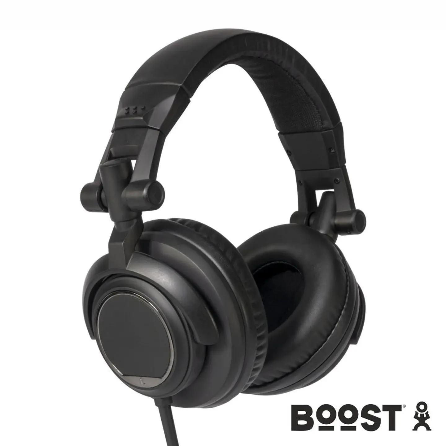 Auscultadores DJ Articulados Pretos BOOST 1