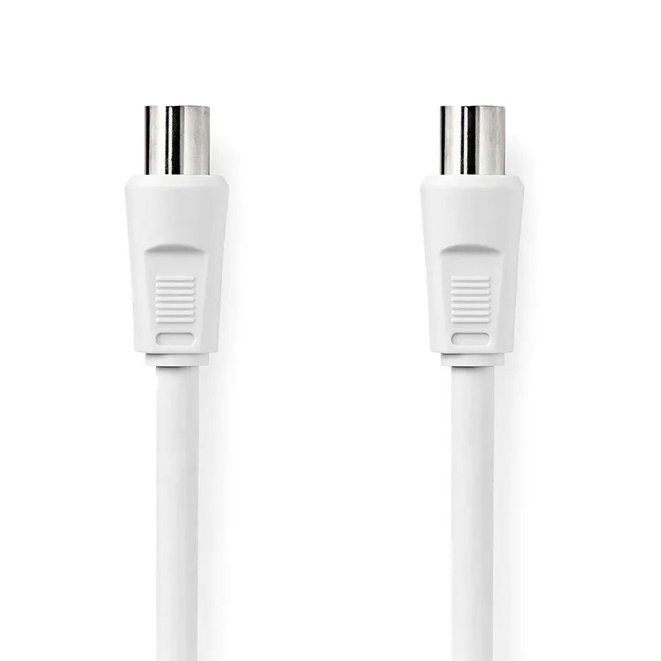 Cabo Coaxial Macho/Fêmea Branco 10m 1