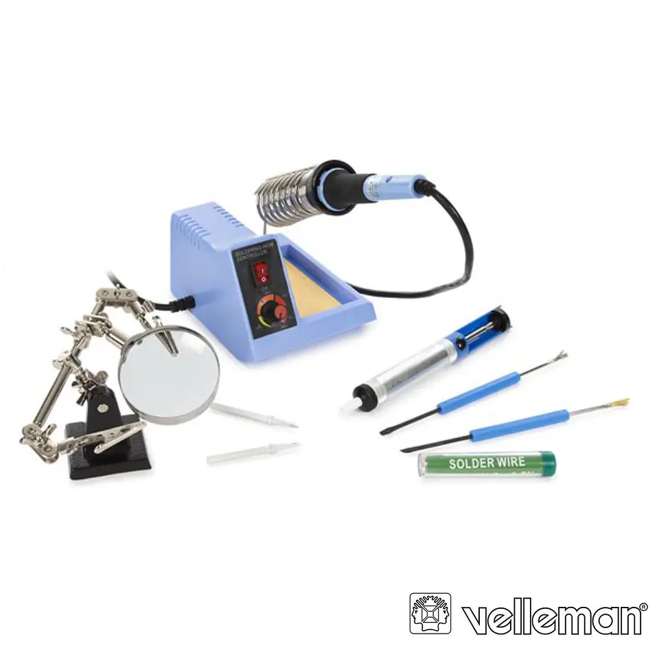 Conjunto de Estação de Soldar E Suporte Articulado VELLEMAN 1