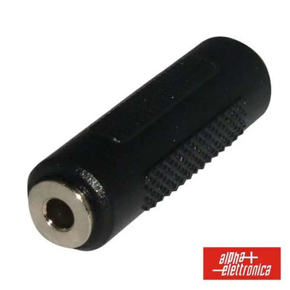 FICHA ADAPTADORA JACK 3.5MM FÊMEA / 3.5MM FÊMEA ST 1