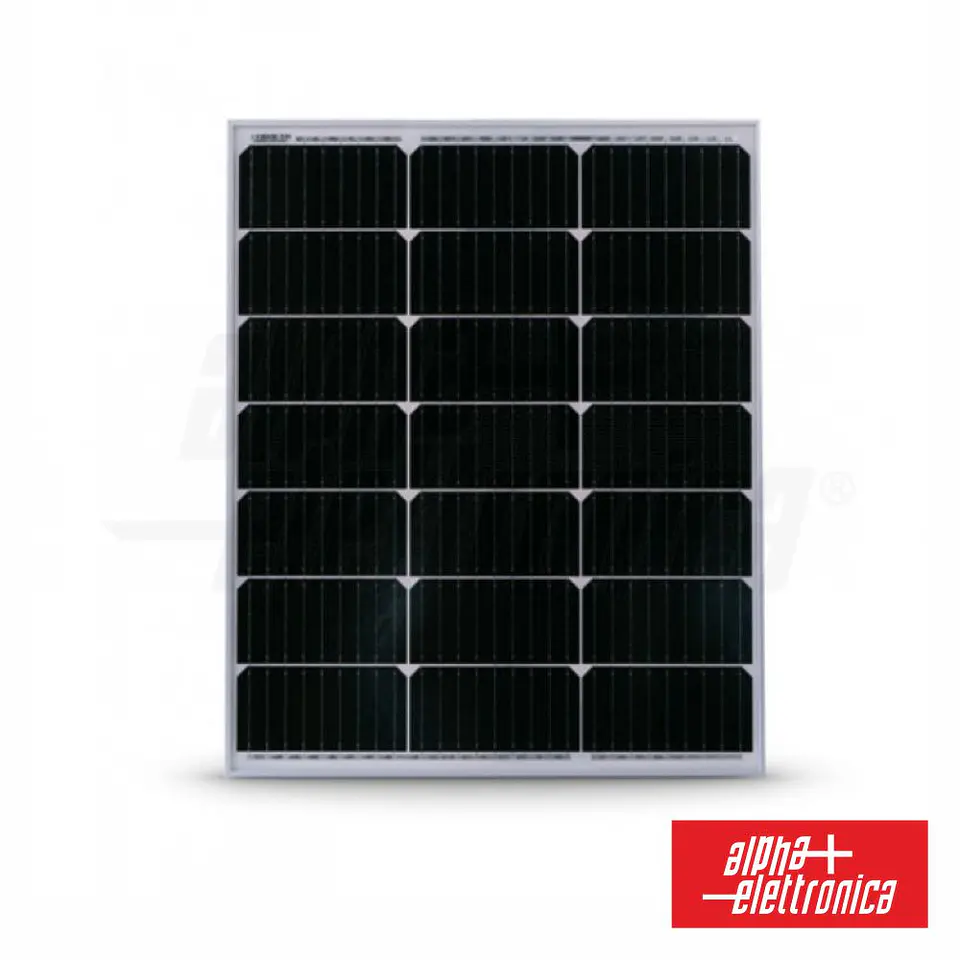 Painel Fotovoltaico 20.5V 65W Silicio Monocristalino ALPHA 1