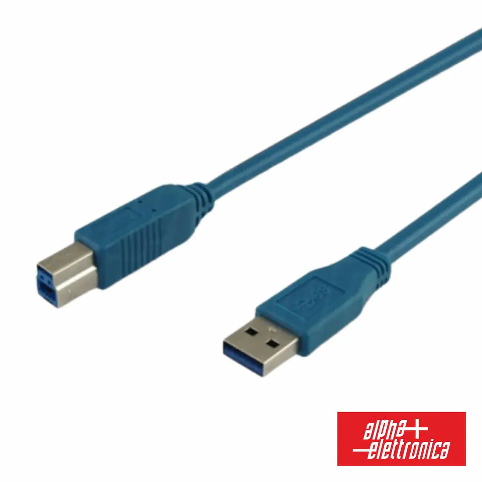 Cabo USB-A 3.0 Macho / USB-B Macho 2m ALPHA 1