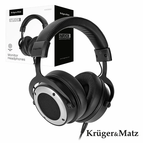 Auscultadores STUDIO PRO Preto KRUGER MATZ