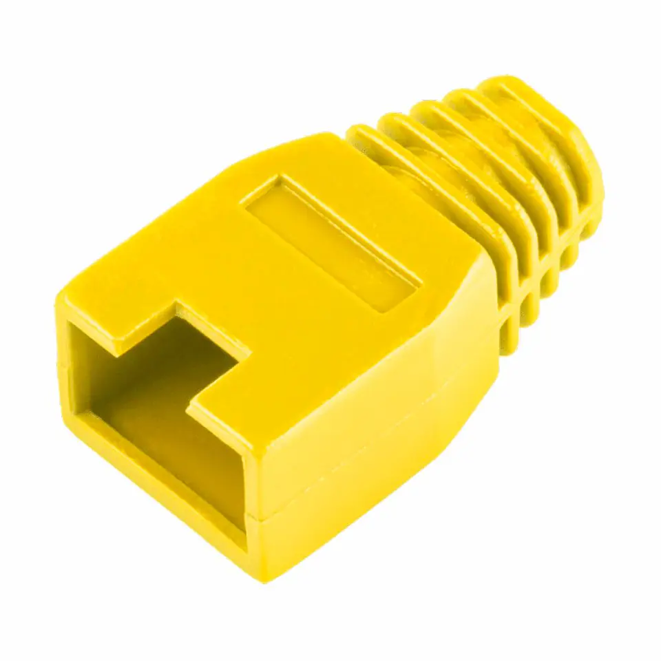Capa Protectora P/ Conector RJ45 Amarelo 1