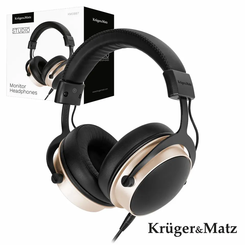 Auscultadores STUDIO Preto KRUGER MATZ 1