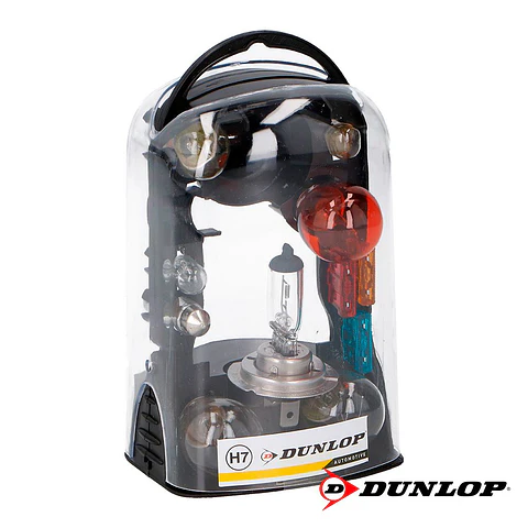 Kit Lâmpadas E Fusíveis P/ Automóvel 12V H7 DUNLOP