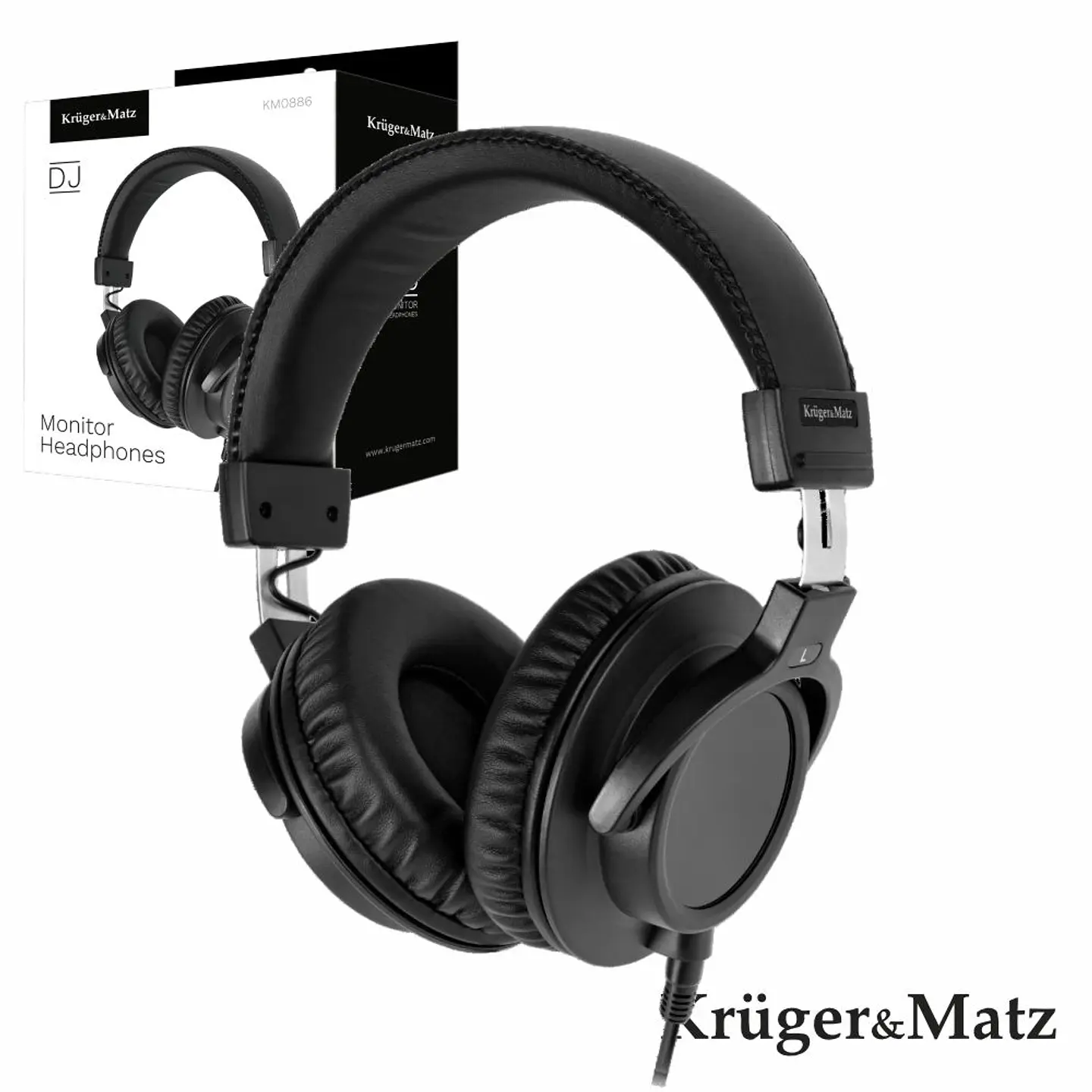 Auscultadores DJ PRO Preto KRUGER MATZ 1