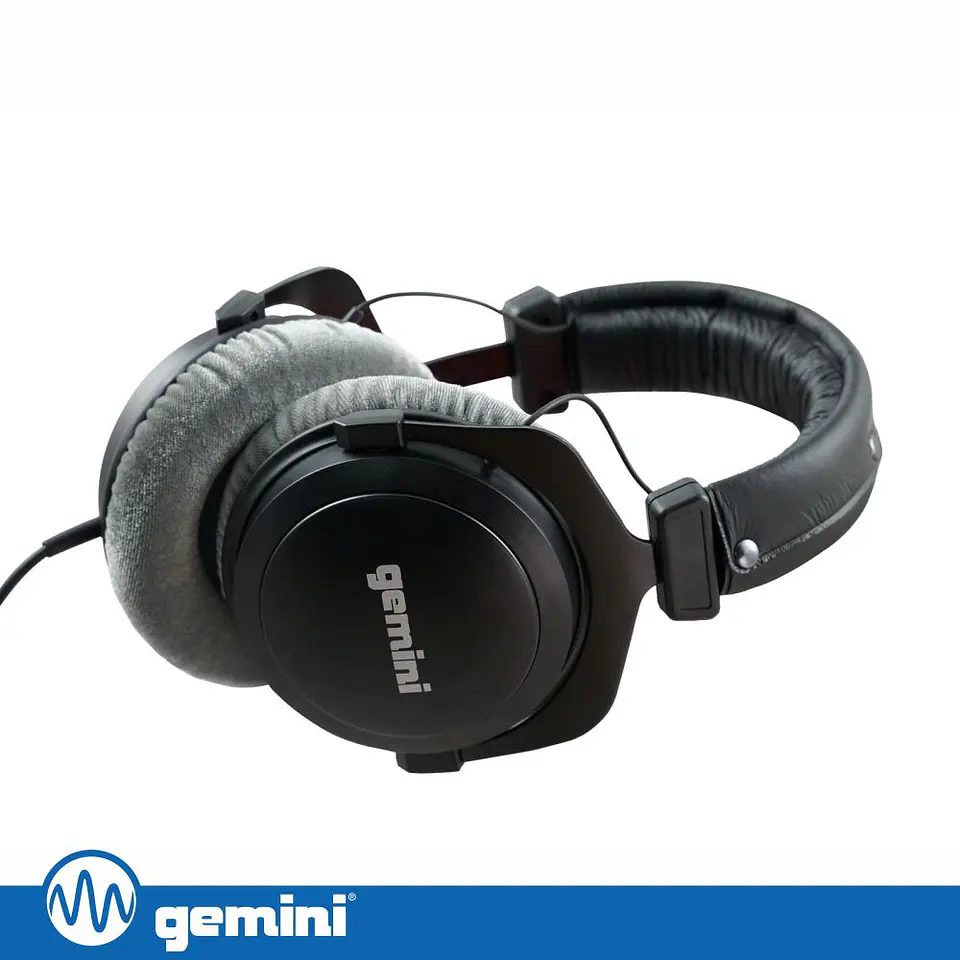 Auscultadores DJ PRO Preto GEMINI 1