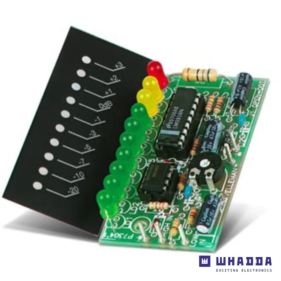 Kit Medidor Vu 1x10 LEDS Mono WHADDA 1