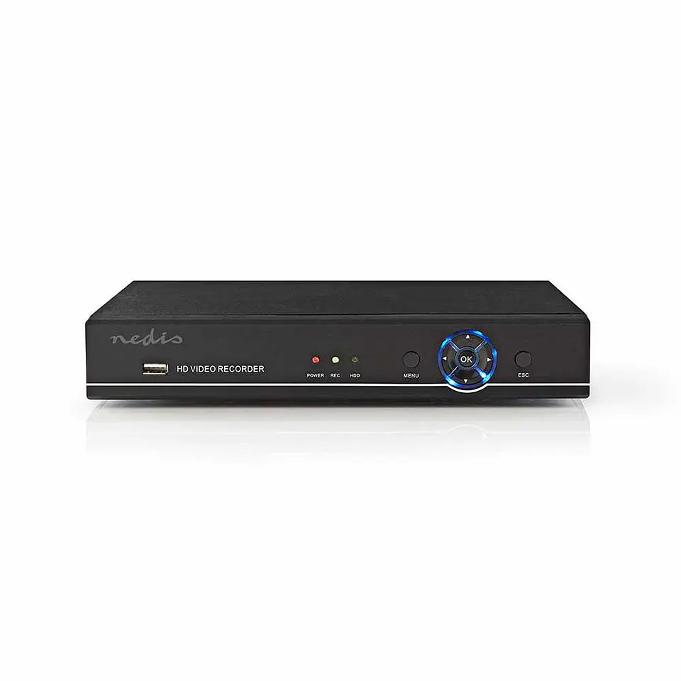 Gravador De Vigilância CCTV 4 Canais Full HD NEDIS 1