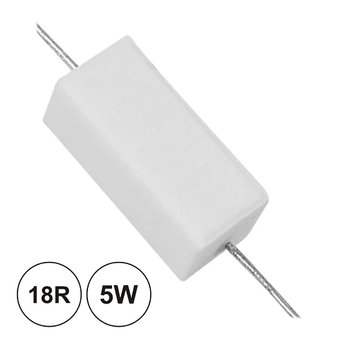 RESISTÊNCIA BOBINADA 18R 5W