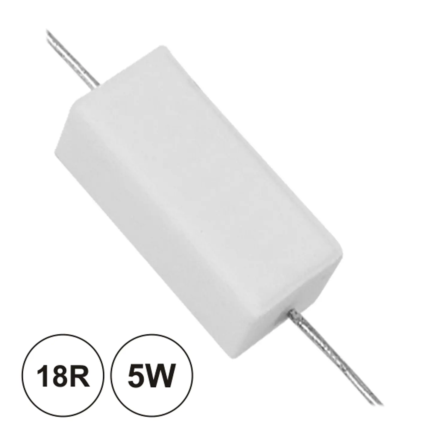 RESISTÊNCIA BOBINADA 18R 5W 1