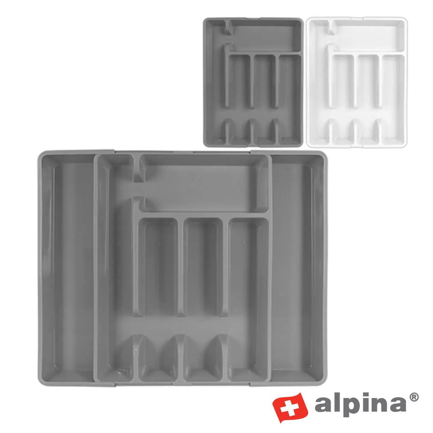 Organizador de Talheres com 5-7 Compartimentos Alpina 1