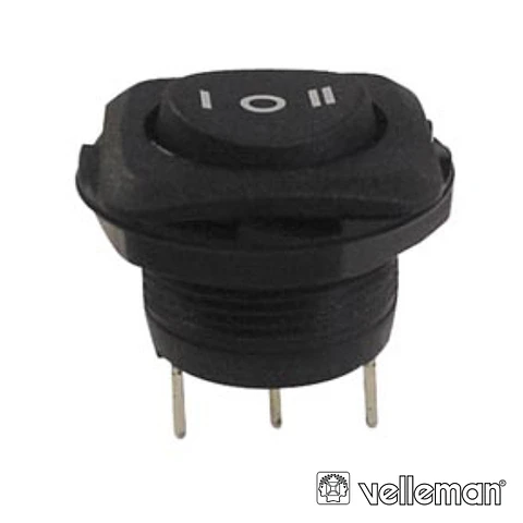 INTERRUPTOR BASCULANTE 5A-250V SPDT ON-OFF-ON VELLEMAN