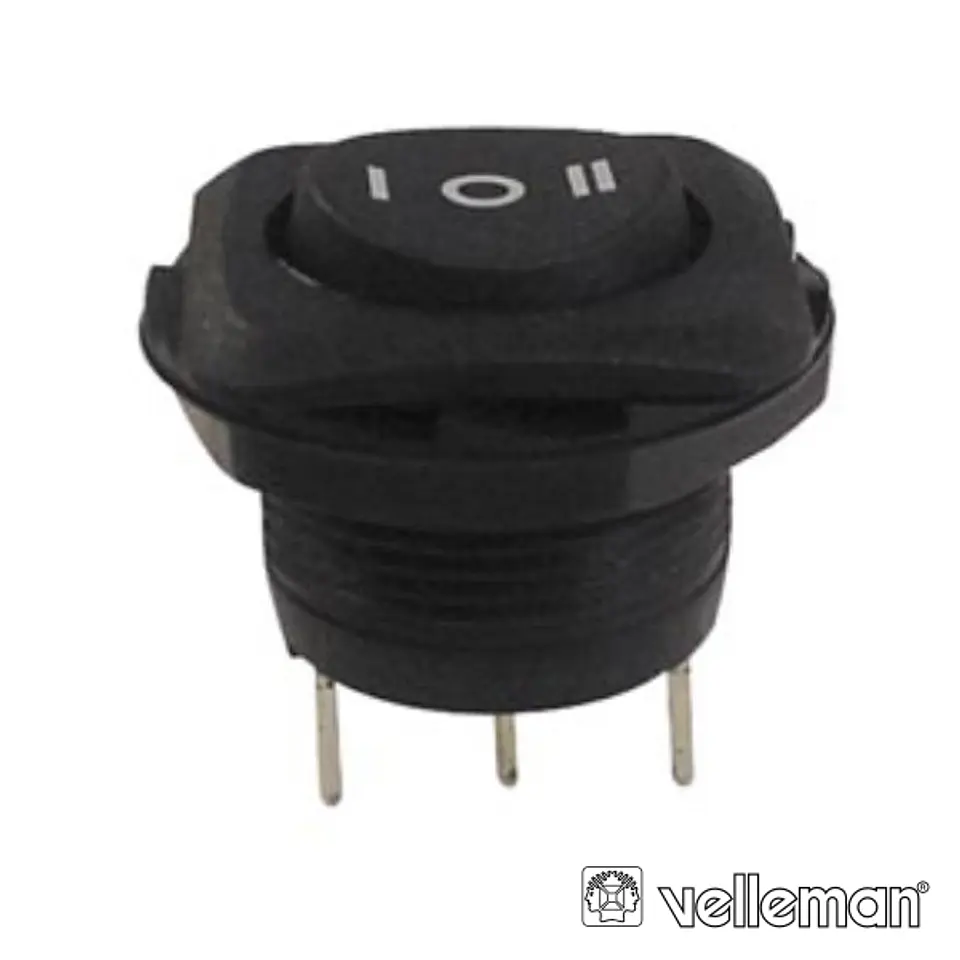 INTERRUPTOR BASCULANTE 5A-250V SPDT ON-OFF-ON VELLEMAN 1