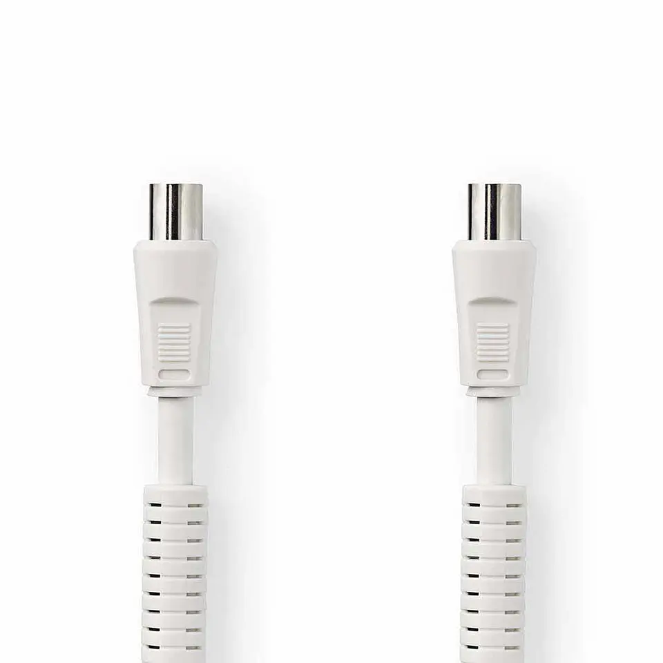 Cabo Coaxial Macho/Fêmea Branco 15m 1