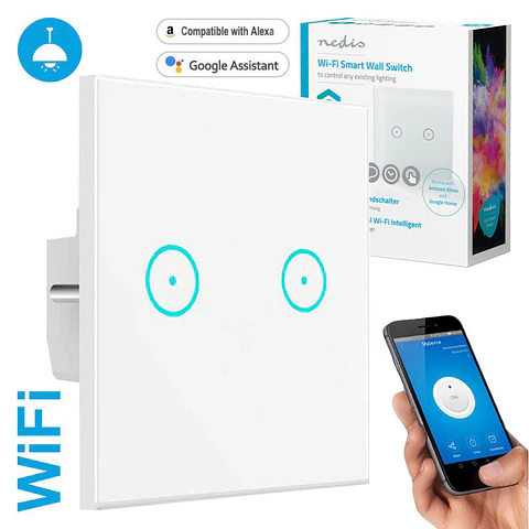 INTERRUPTOR PAREDE WIFI C/ PAINEL TÁTIL