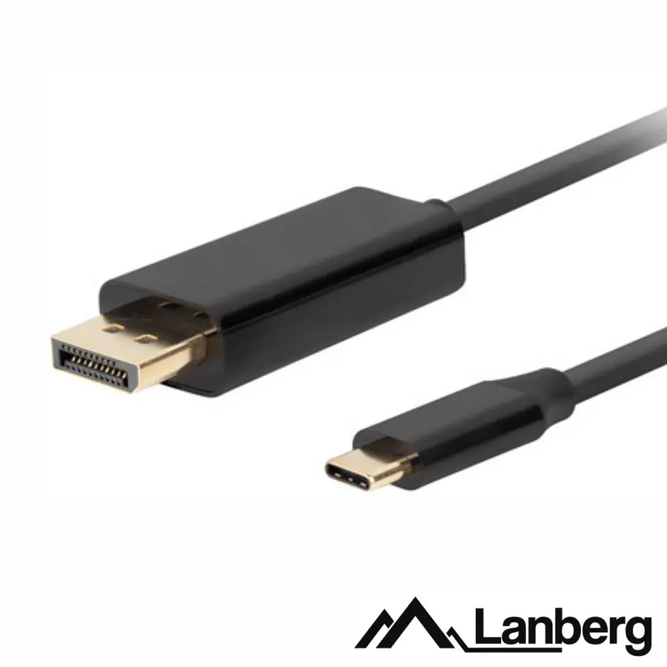 Cabo USB-C 3.2 Macho / Displayport Macho 1.8m LANBERG 1