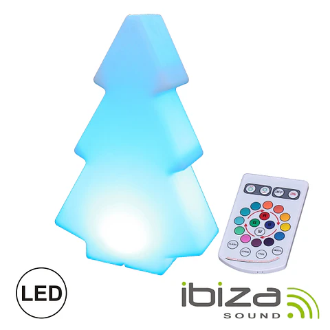 ÁRVORE DE NATAL ILUMINADA C/ LED RGB COMANDO IP65 IBIZA