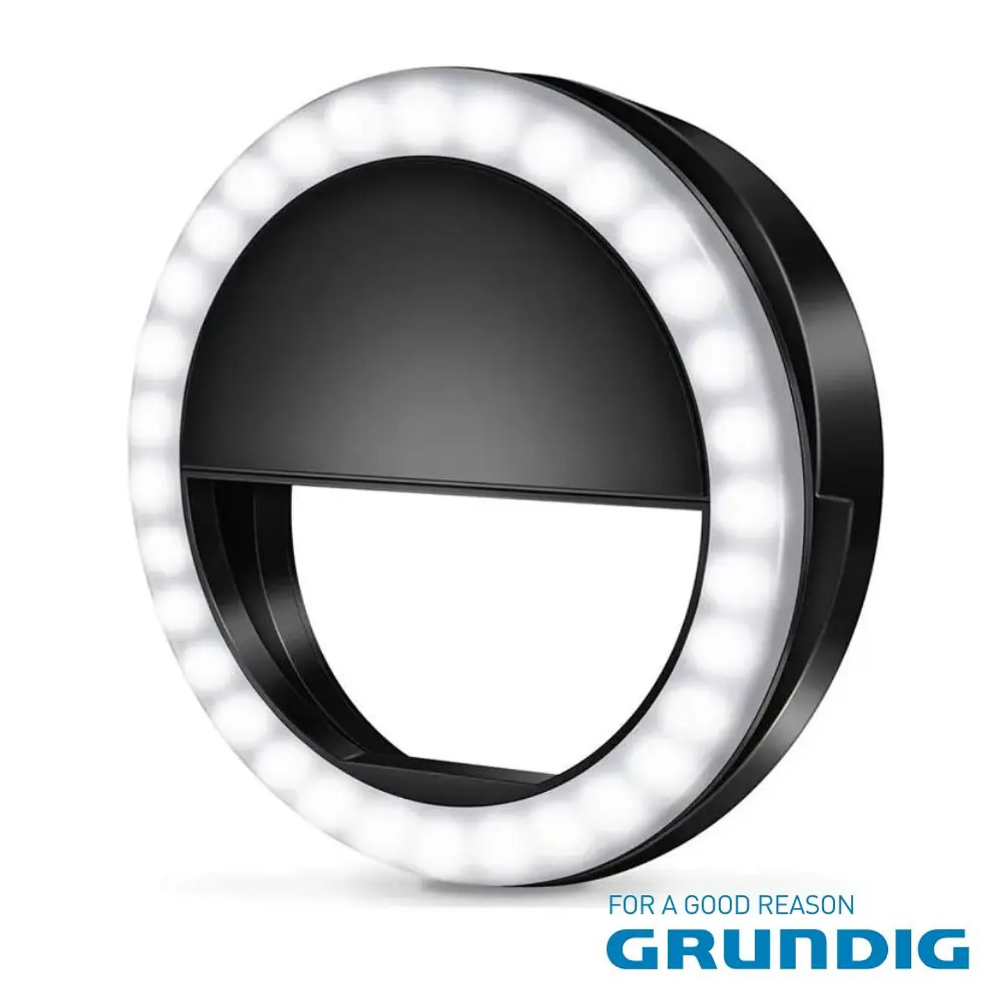 Anel de Luz P/ Telemóvel Universal Preto GRUNDIG 1