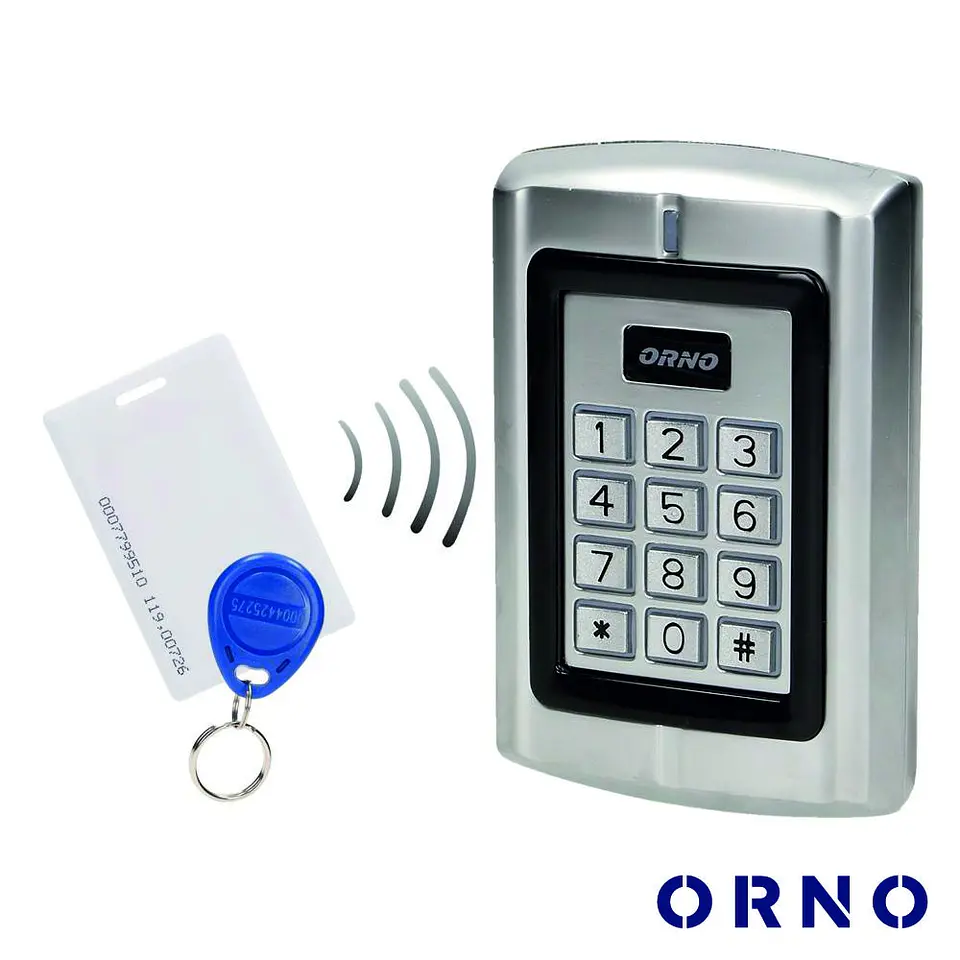 Leitor de Controlo de Acessos RFID/PIN e Impressão Digital 1
