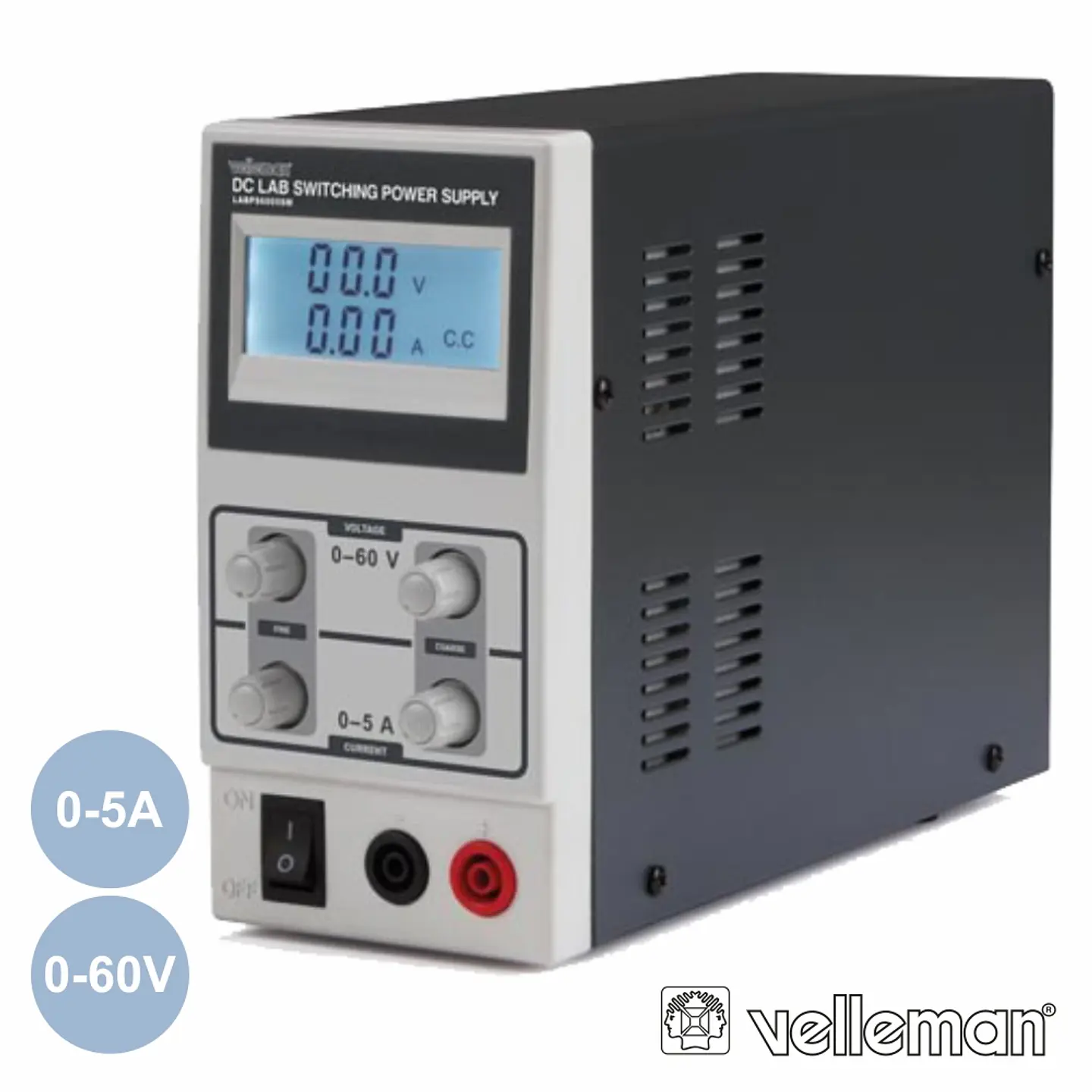 FONTE DE ALIMENTAÇÃO DIGITAL 0-60V / 0-5A VELLEMAN 1