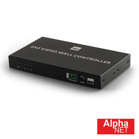 Controlador p/ Video Wall HDMI 1 Entrada 4 Saídas Alphanet