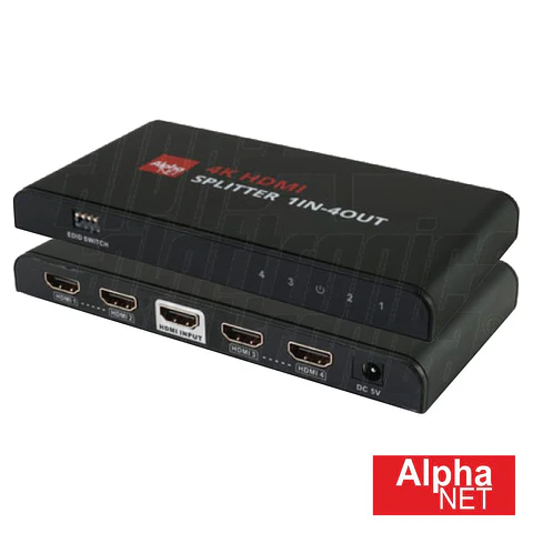 DISTRIBUIDOR HDMI 1 ENTRADA 4 SAÍDAS SMART EDID