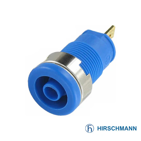 FICHA DE SEGURANÇA ISOLADA 4MM / AZUL HIRSCHMANN