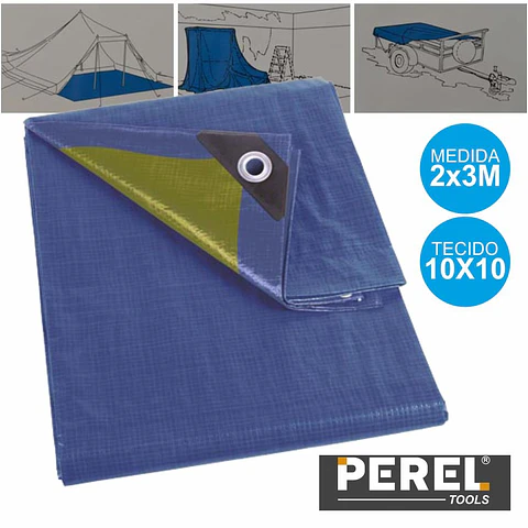 TOLDO RESISTENTE 2X3M AZUL PEREL