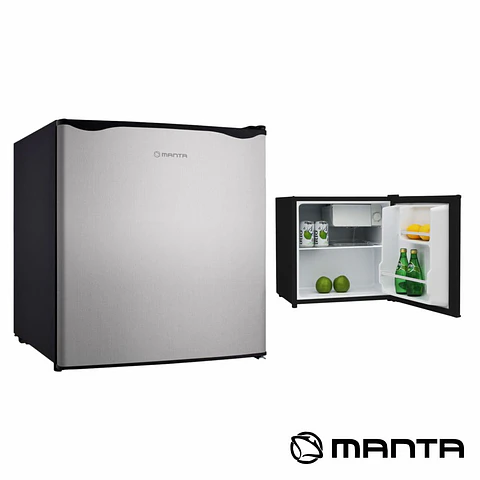 Frigorífico C/ Compressor 46L Cinzento/Preto MANTA