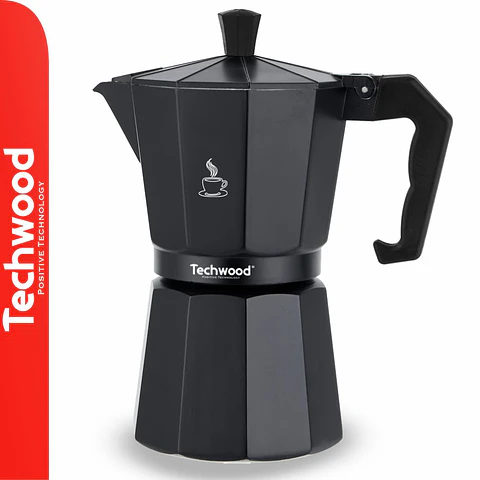 Cafeteira De Alumínio 6 Chávenas TECHWOOD
