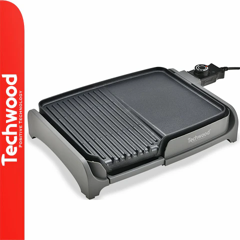 Grelhador e Teppan Yaki Elétrico 1600W TECHWOOD