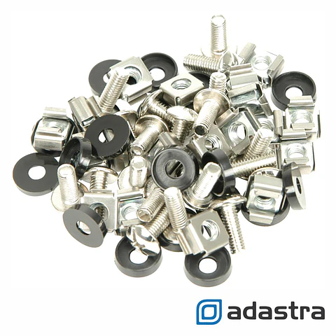 Kit Fixação Rack 19" M6 20un ADASTRA